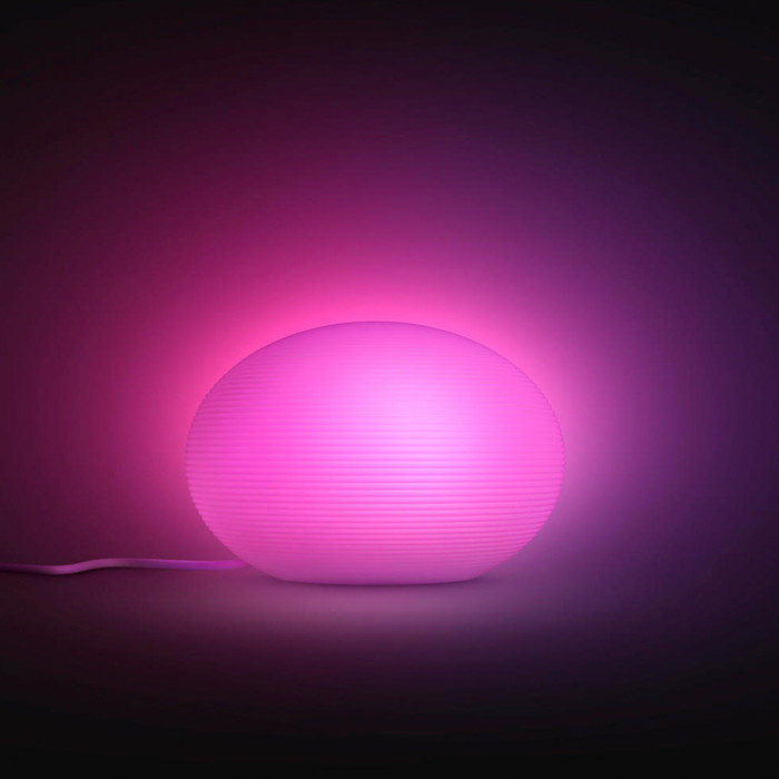 Philips Hue Flourish Table Lamp product in use