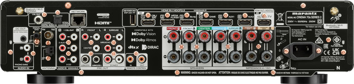 Marantz CINEMA 70s SERIES 2 Black back