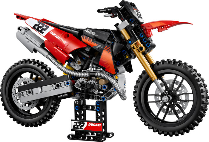 LEGO Technic Ducati Desmo450 MX Factory Motorrad 42238 Main Image