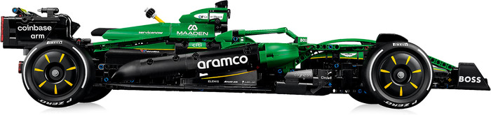 LEGO Technic Aston Martin Aramco AMR25 F1 Car 42240 right side