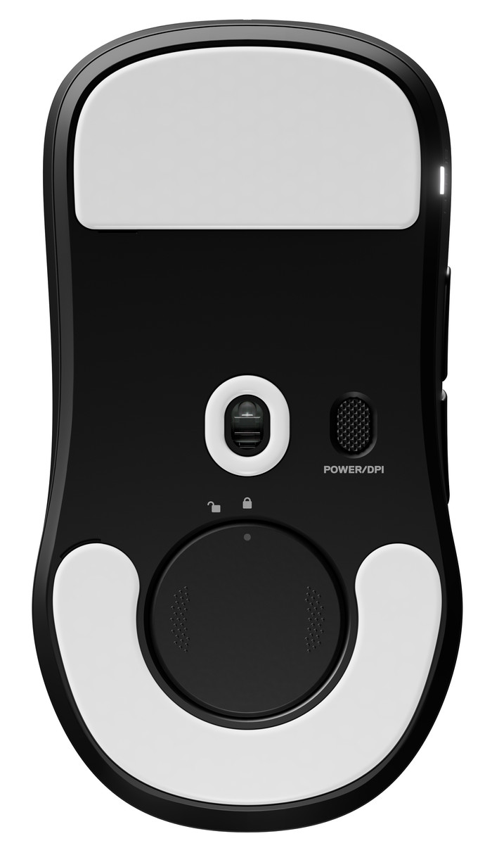 SteelSeries Sensei Pro WL Kabellose Gaming-Maus Schwarz unten