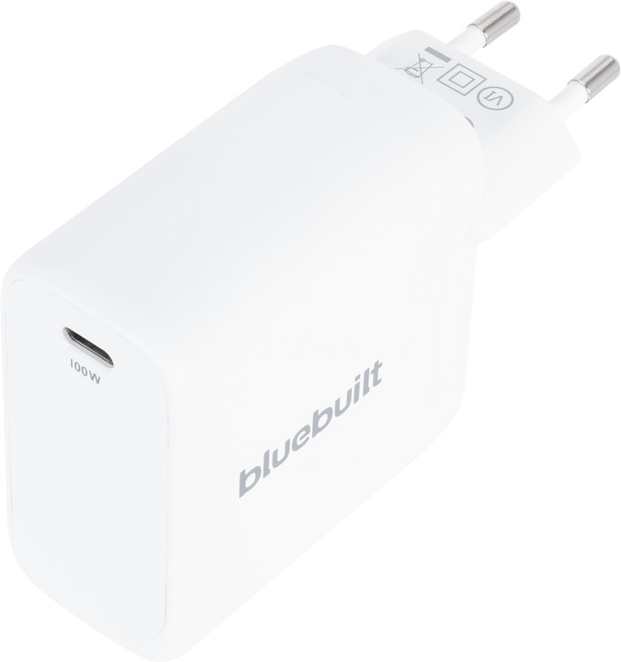 BlueBuilt 100W GaN USB-C Charger White Main Image