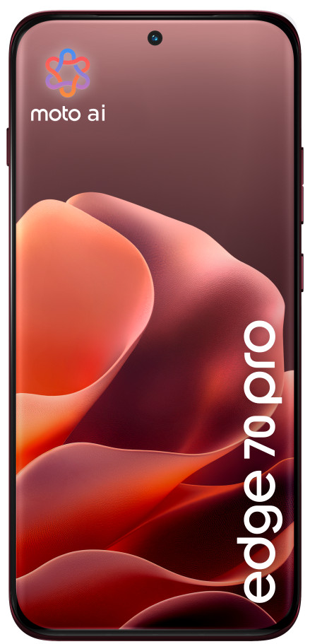 Motorola Edge 70 Pro 256GB Rot 5G vorne