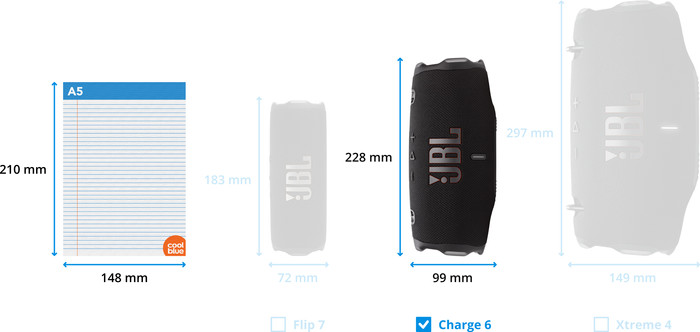 JBL Charge 6 Lila Doppelpack visuelles Coolblue 1
