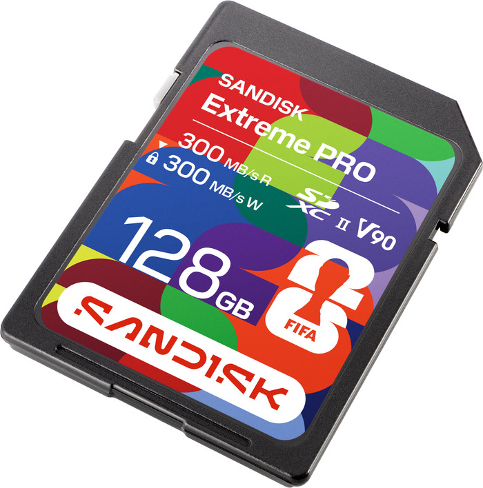 SANDISK SDXC Extreme PRO FIFA World Cup 2026 Edition 128GB 300 MB/s rechte seite