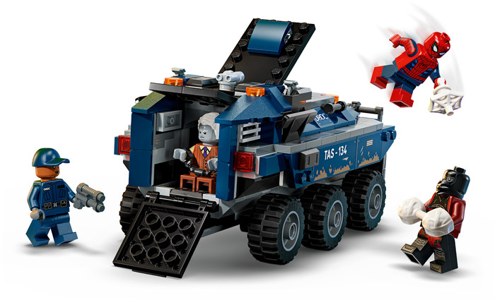 LEGO Marvel Spider-Man Jagt den Gefängnistransporter 76349 detail