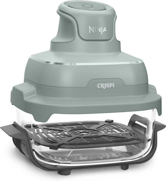 Ninja CRISPi 4-in-1 Glass Airfryer Green left side