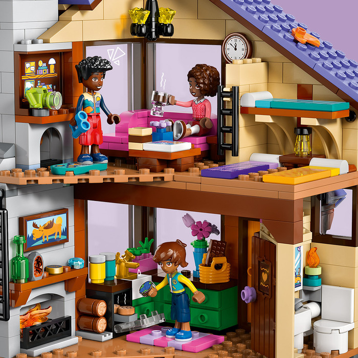 LEGO Friends Cozy Fall Forest Cabin 42705 product in use