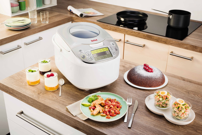 Tefal RK8121 45-in-1 Reis- und Multikocher produkt in gebrauch
