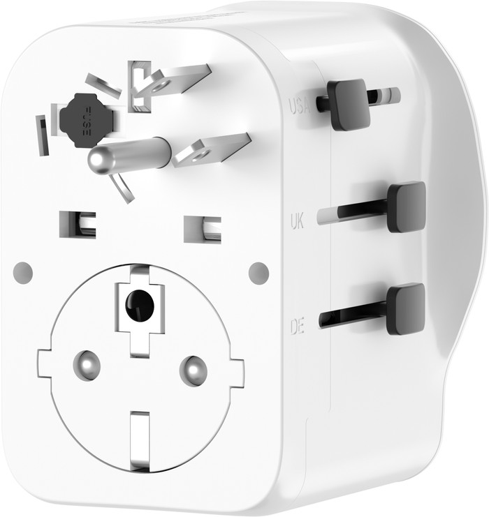 BlueBuilt Universeller Reiseadapter 45 Watt rückseite