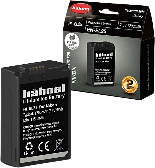 Hähnel HL-EL25 Nikon verpackung