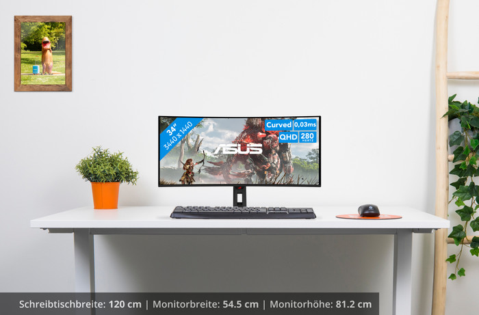 ASUS ROG Strix XG34WCDMS QD-OLED Curved visuelles Coolblue 1