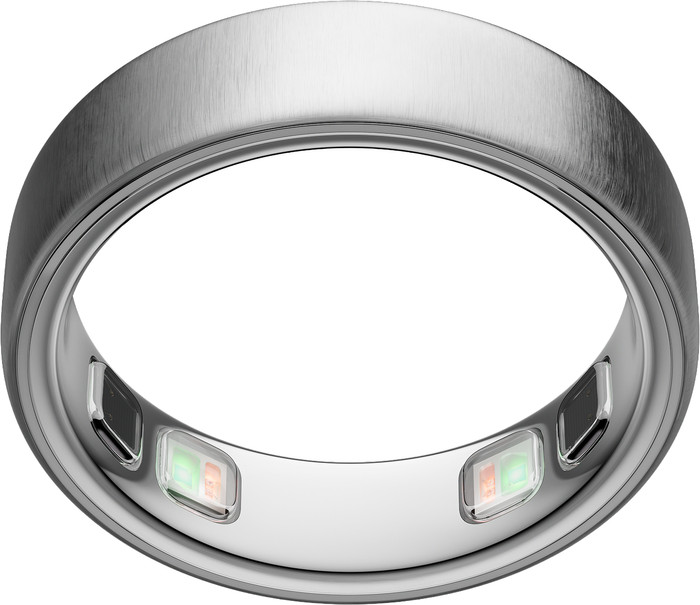 Oura Ring 5 Größe 11 Brushed Silver Main Image