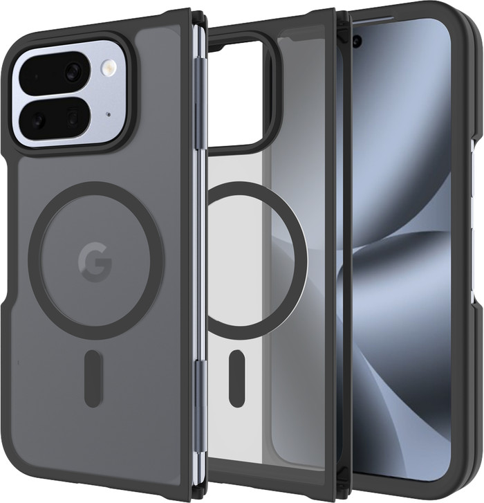 Just in Case Google Pixel 11 Pro Fold Backcover mit Magnet Schwarz innen