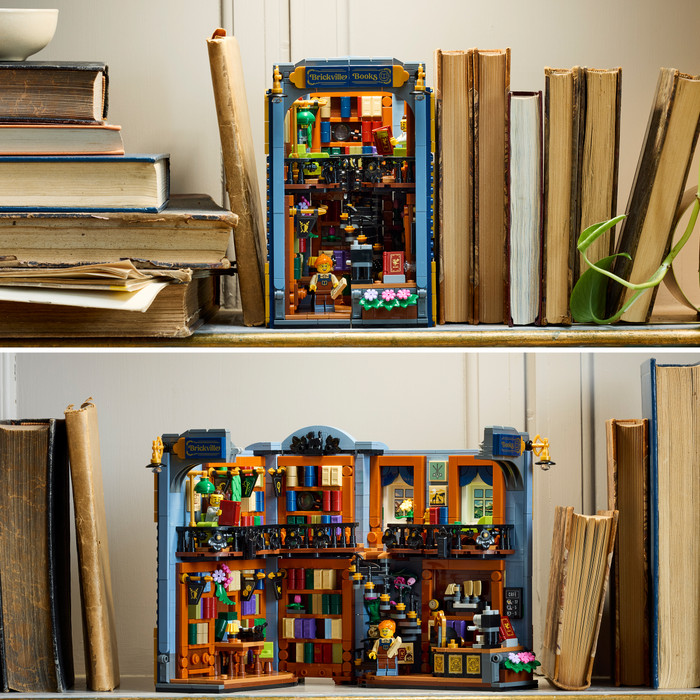 LEGO Icons Bookend: Bookstore 11379 detail