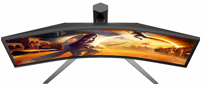 AOC AGON CU34G4CAP Curved oberseite
