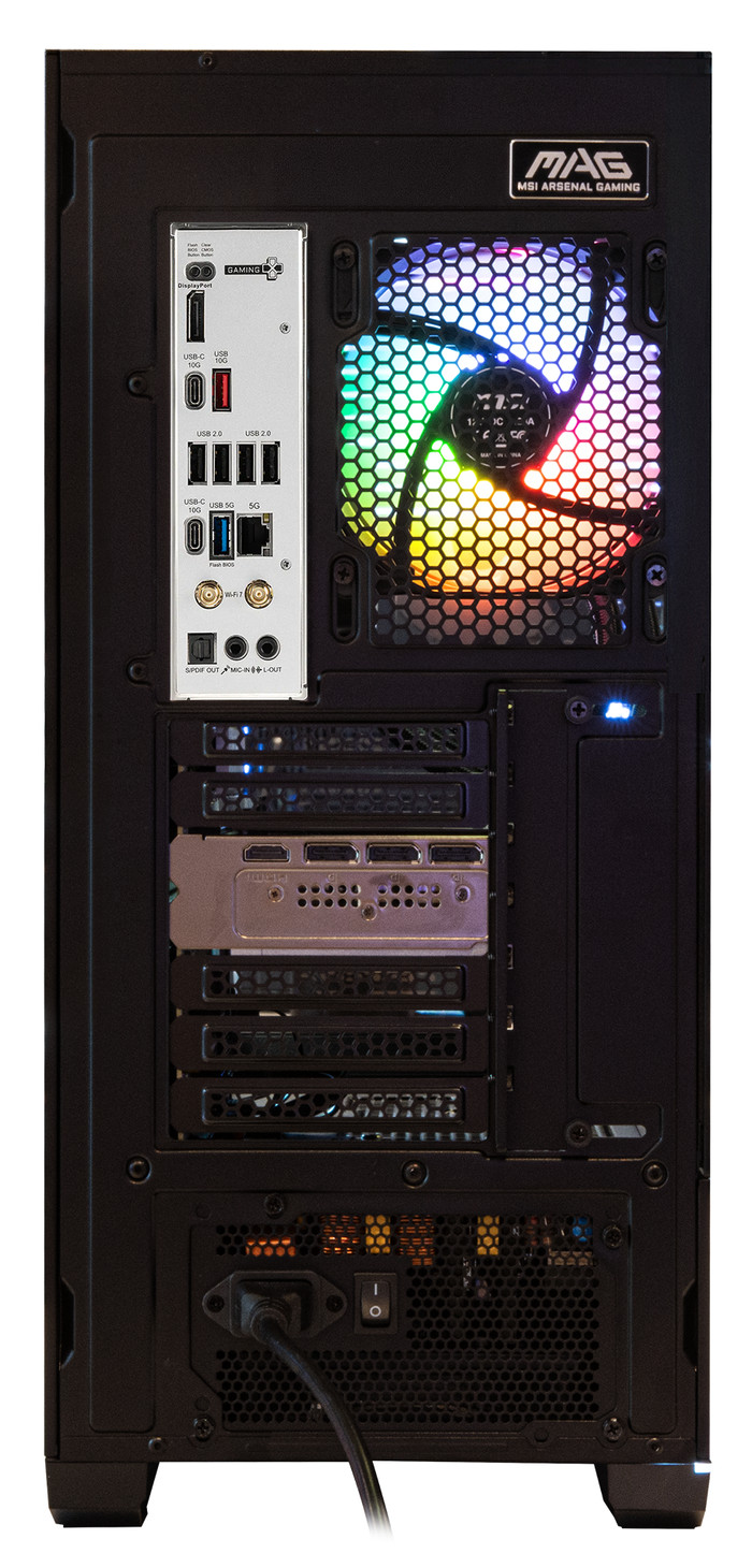 Cobalt x POWERED BY MSI - Tier 2 - RTX 5070 Ti - Ryzen 7 7800X3D - 32GB - 2TB SSD back