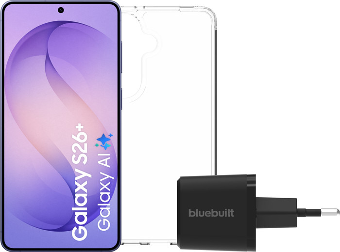 Samsung Galaxy S26 Plus 512GB Dunkelblau 5G + Basis-Zubehörset Main Image