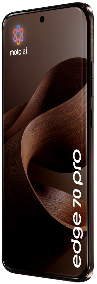 Motorola Edge 70 Pro 256GB Braun 5G vorne