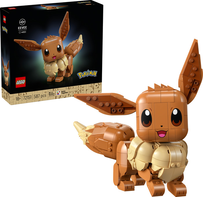 LEGO Pokémon Eevee 72151 right side