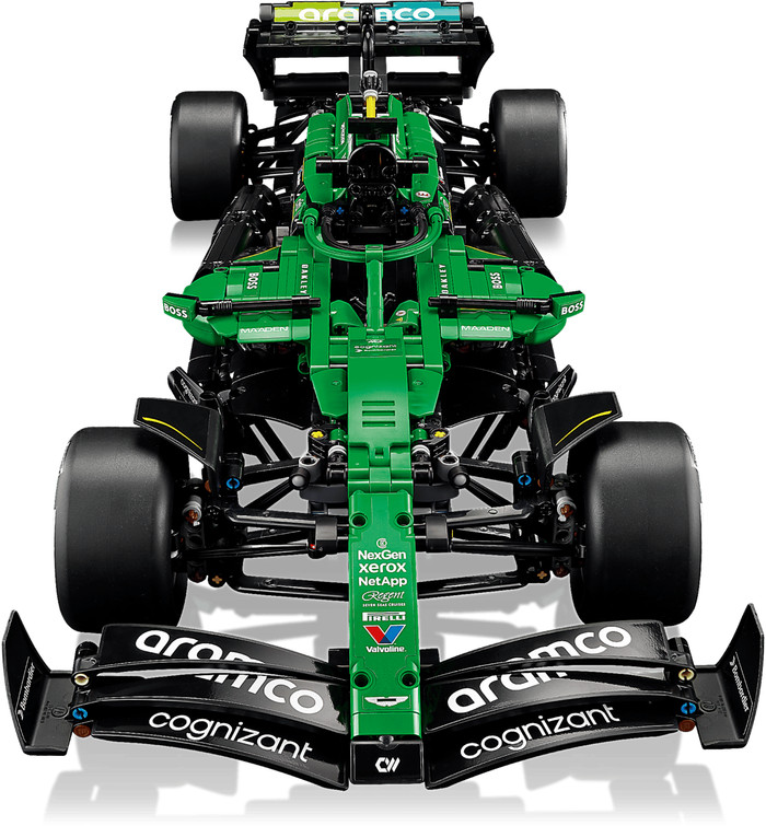 LEGO Technic Aston Martin Aramco AMR25 F1 Car 42240 front