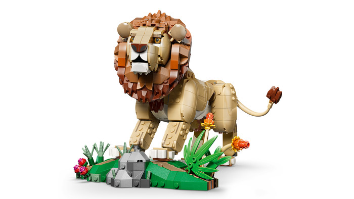 LEGO Creator 3-in-1-Sets Wilde Tiere: Majestätischer Löwe 31386 detail