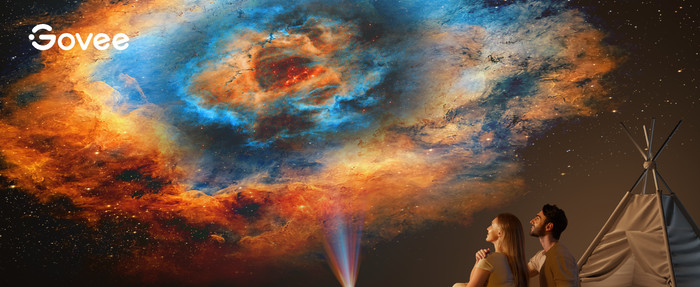 Govee Galaxy Light Projector 2 Pro product in use