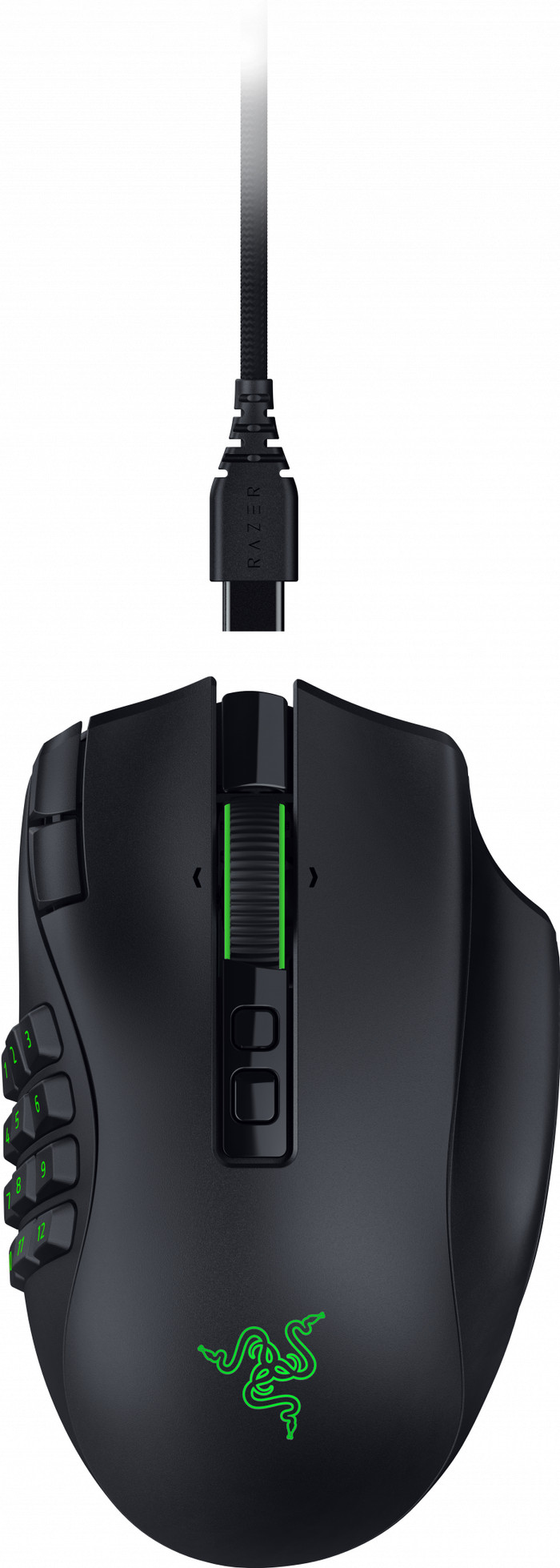 Razer Naga V3 Pro Kabellose Gaming-Maus oberseite