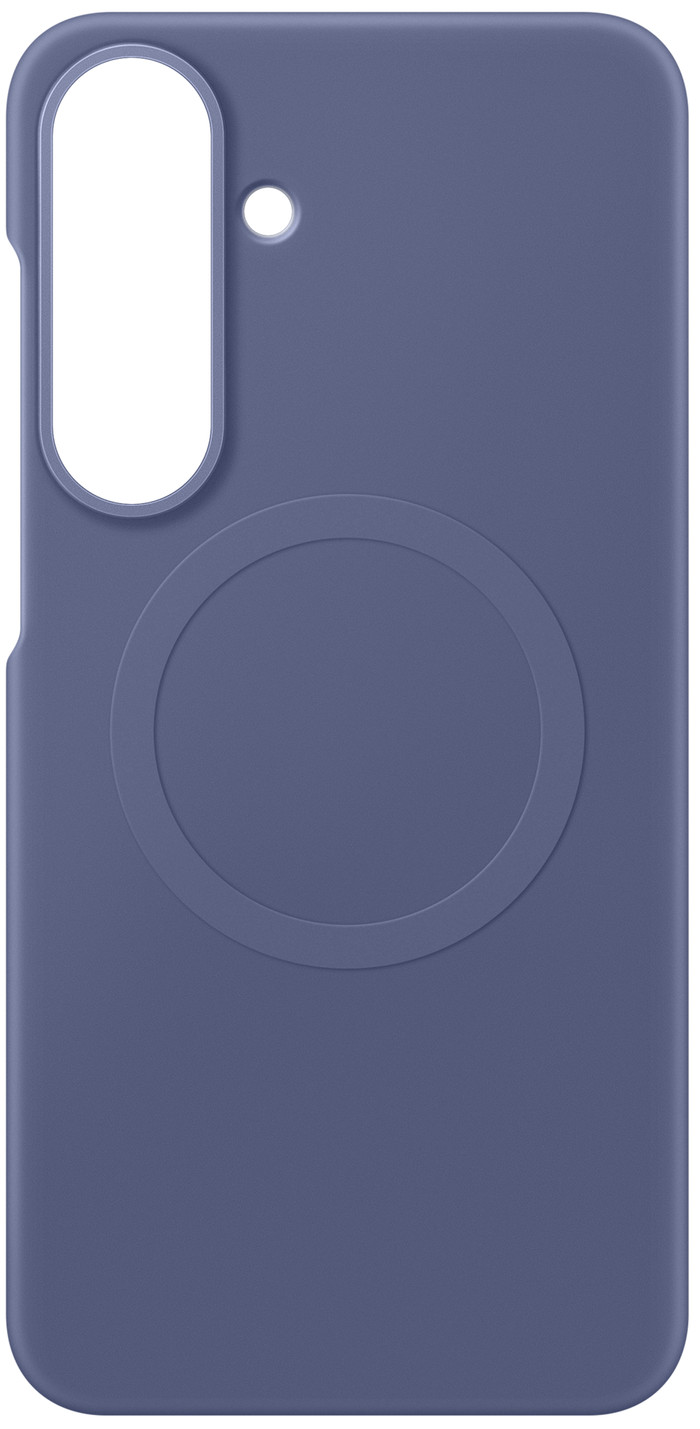 Samsung Galaxy S26 FE Backcover aus Silikon mit Magnet Lila rückseite