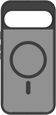 Just in Case Google Pixel 11 Pro XL / 10 Pro XL Backcover mit Magnet Schwarz vorne