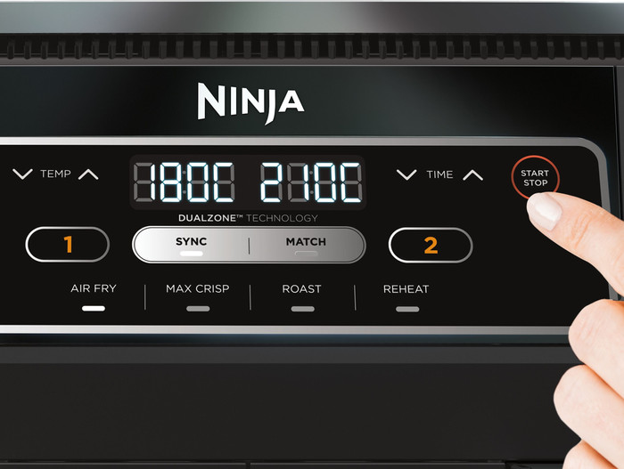 Ninja Foodi Dual Zone Heißluftfritteuse AF200EU detail