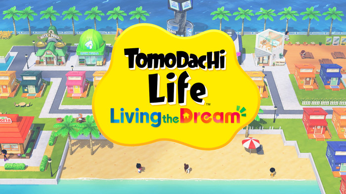 Nintendo Switch Lite + Tomodachi Life: Living the Dream product in use