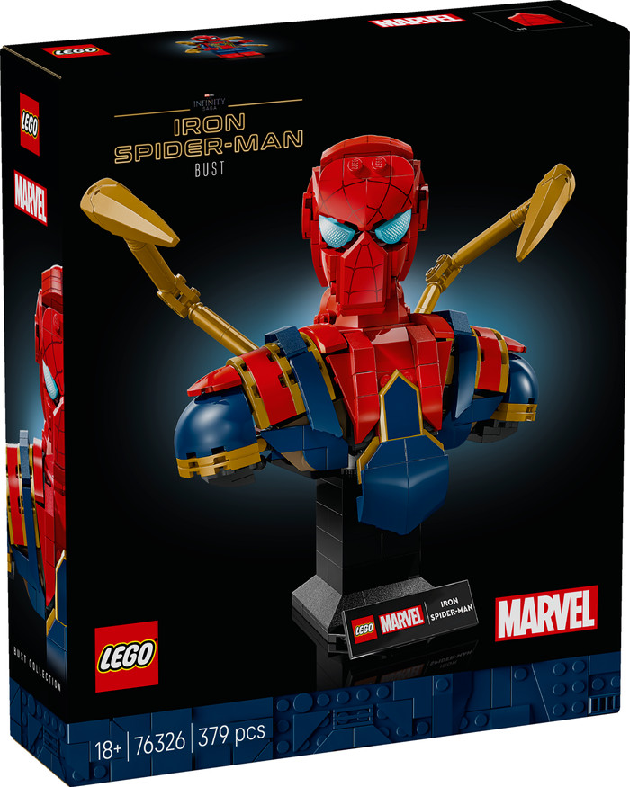 LEGO Marvel Iron Spider-Man Büste 76326 verpackung