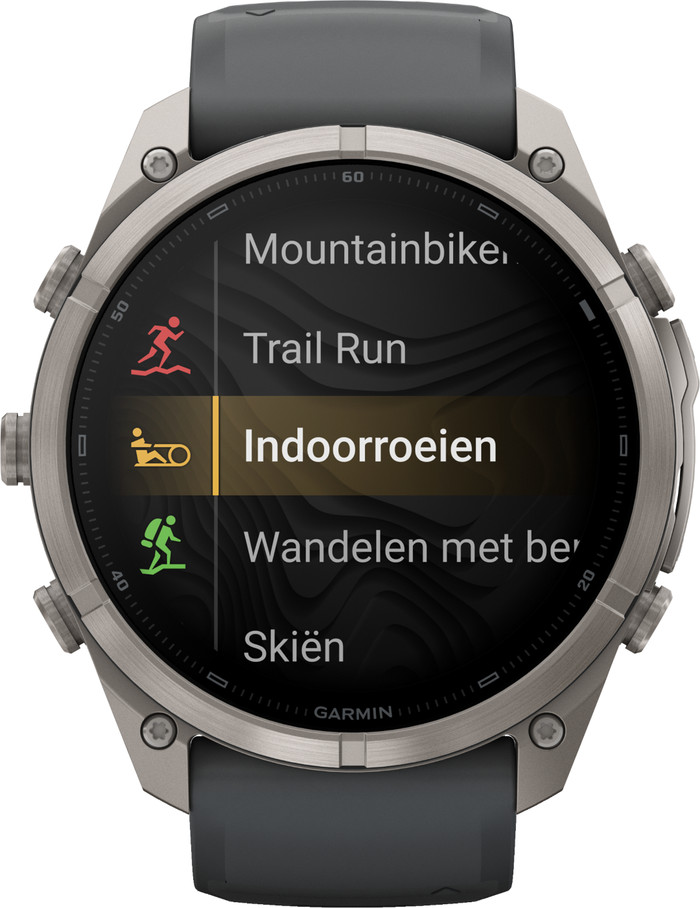 Garmin Fenix 9 Pro Schwarz LTE 51 mm vorne