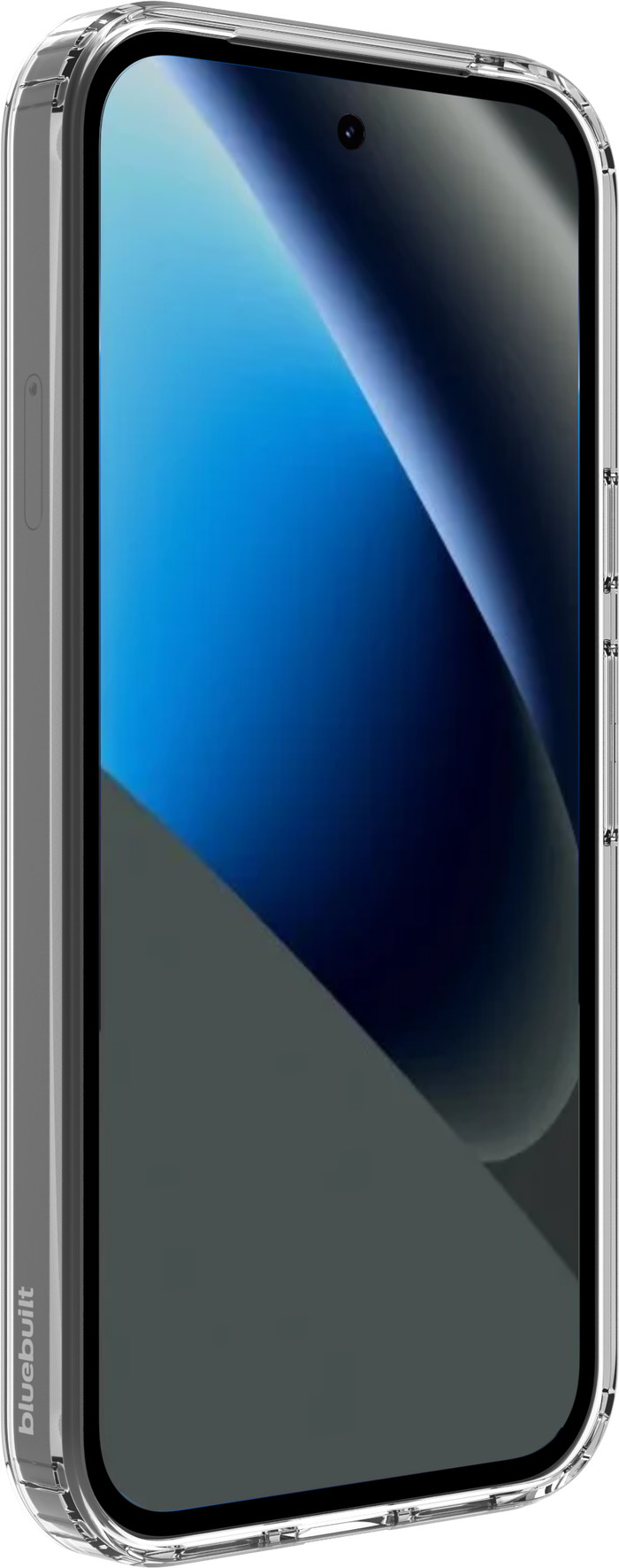 BlueBuilt Protective Backcover Google Pixel 10a Transparent linke seite