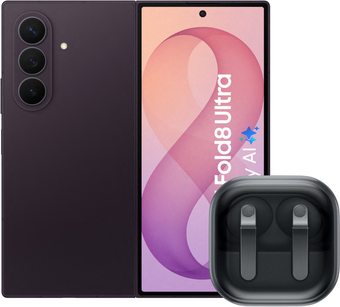 Samsung Galaxy Z Fold8 Ultra 256GB Lila 5G + Samsung Galaxy Buds4 Pro Schwarz Main Image