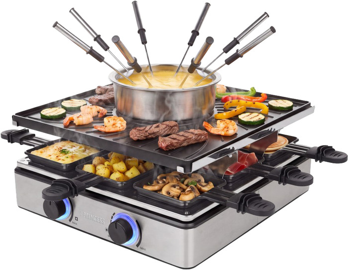 Princess Raclette and Fondue product in use