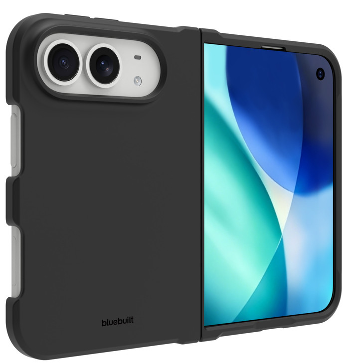 BlueBuilt Protective Backcover iPhone Duo Schwarz linke seite