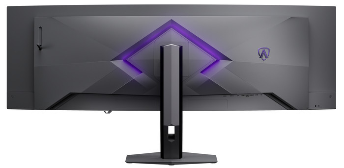 AOC AGON PRO AGP497UCZD QD-OLED Curved rückseite