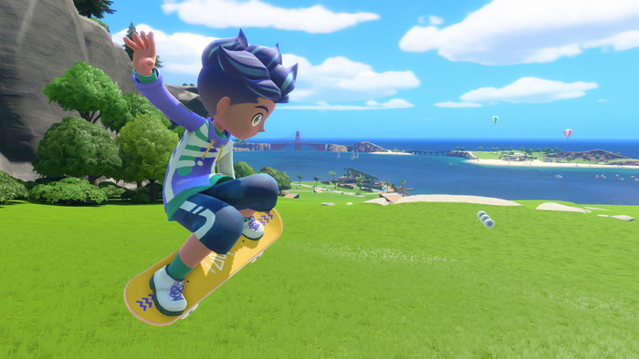 Nintendo Switch 2 + Nintendo Switch Sports Resort produkt in gebrauch