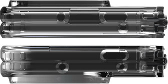Just in Case Google Pixel 11 Pro Fold Backcover mit Magnet Transparent unten