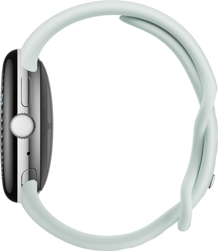 Google Pixel Watch 5 Silver 41mm left side