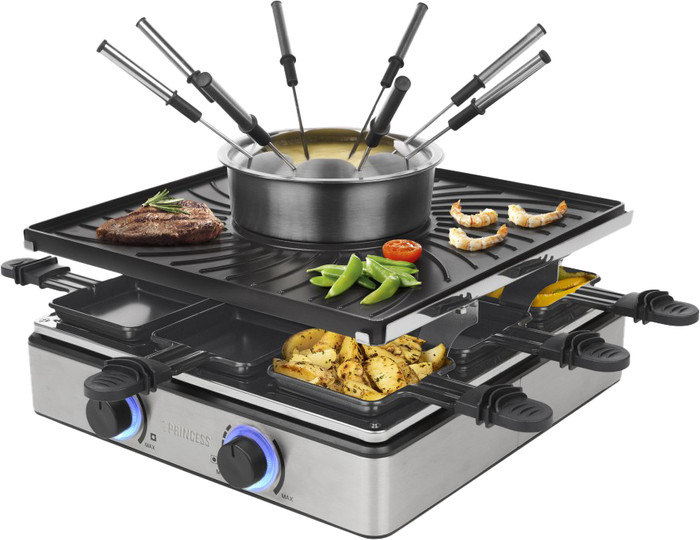 Princess Raclette and Fondue product in use