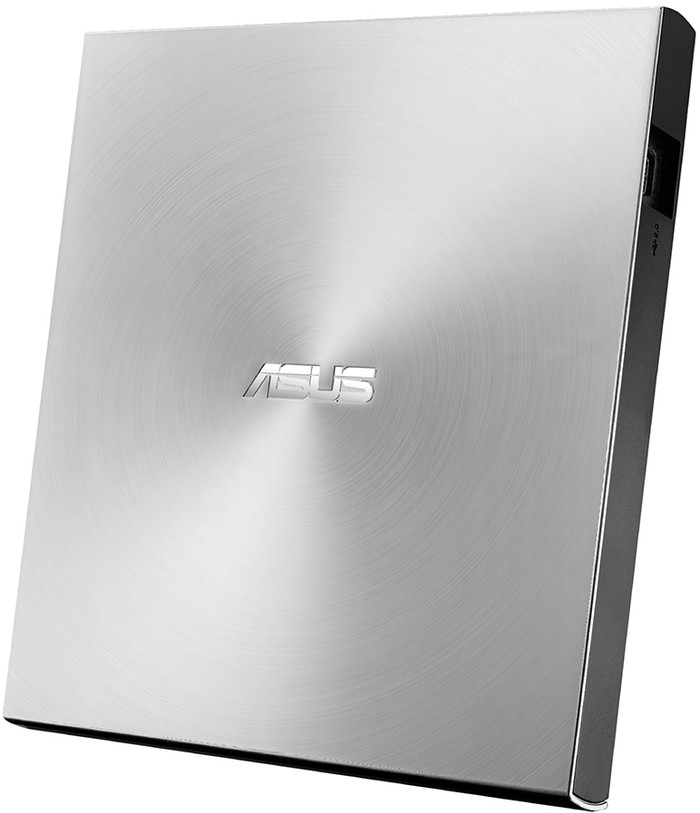 ASUS SDRW-08U7M-U External CD / DVD Player and Burner Silver right side