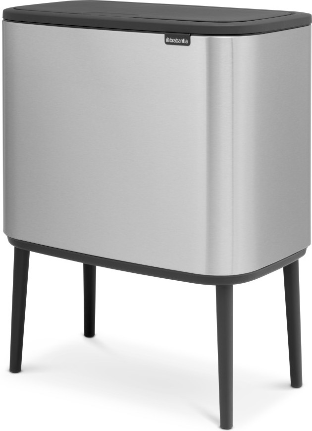 Brabantia Bo Touch Bin Mülleimer 3 x 11 Liter Matt Steel Fingerprint Proof detail
