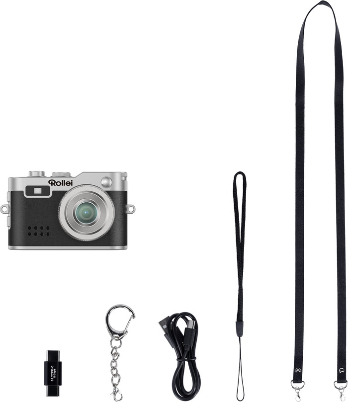 Rollei Mini Digitalkamera Schwarz zubehör