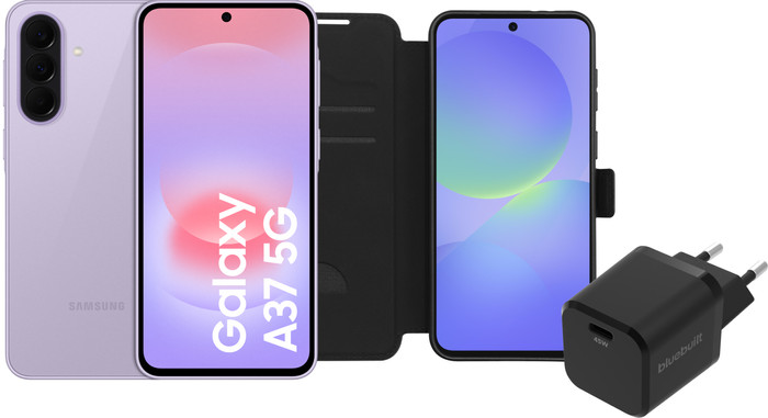 Samsung Galaxy A37 128GB Rosa 5G + Basis-Zubehörset Main Image