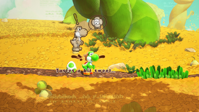 Yoshi and the Mysterious Book Nintendo Switch 2 produkt in gebrauch