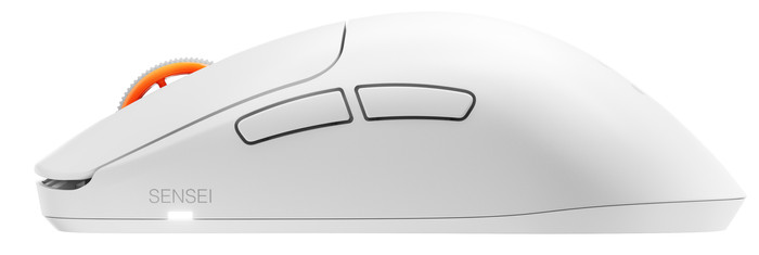 SteelSeries Sensei Pro WL Mini Wireless Gaming Mouse White left side
