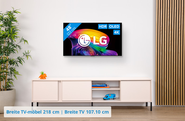 LG 48 Zoll OLED evo C6 4K (2026) visuelles Coolblue 1